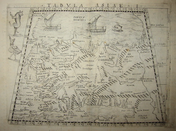 Gastaldi Giacomo (1500-1566) Tabula Asiae I 1548 Venezia 